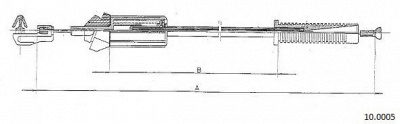 CABOR 100005 -  Тросик газа