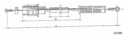 CABOR 10008 - Тросик газа