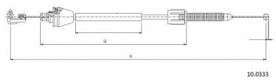 CABOR 100333 - Тросик газа