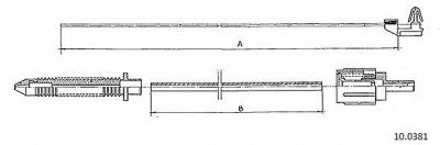 CABOR 100381 -  Тросик газа