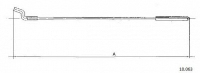 CABOR 10063 - Тросик газа