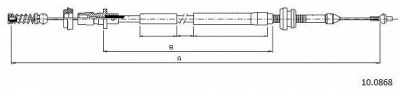 CABOR 100868 -  Тросик газа