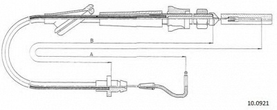 CABOR 100921 - Тросик газа
