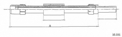 CABOR 10331 - Трос, управление сцеплением