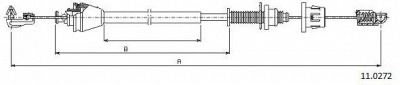 CABOR 110272 - Тросик спидометра