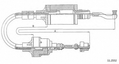 CABOR 112552 -  Трос, управление сцеплением