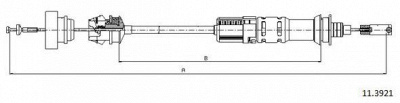CABOR 113921 -  Трос, управление сцеплением