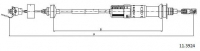 CABOR 113924 -  Трос, управление сцеплением