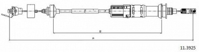 CABOR 113925 -  Трос, управление сцеплением