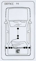 CABOR 115758 -  Трос, стояночная тормозная система