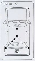 CABOR 115768 -  Трос, стояночная тормозная система