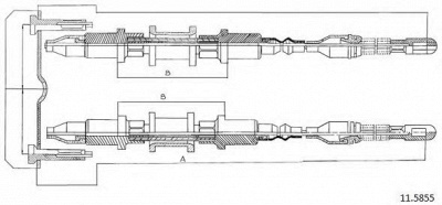 CABOR 115855 -  Трос, стояночная тормозная система