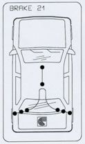 CABOR 115935 -  Трос, стояночная тормозная система