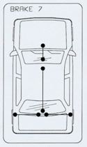 CABOR 116805 -  Трос, стояночная тормозная система