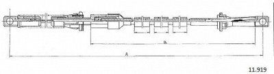 CABOR 11919 - Тросик газа