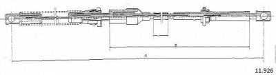 CABOR 11926 - Тросик газа