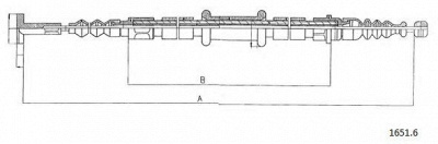CABOR 16516 -  Трос, стояночная тормозная система