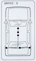 CABOR 4916 -  Трос, стояночная тормозная система