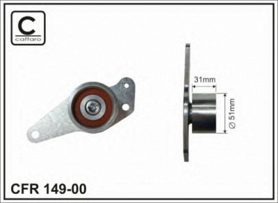 CAFFARO 14900 -  Устройство для натяжения ремня, ремень ГРМ