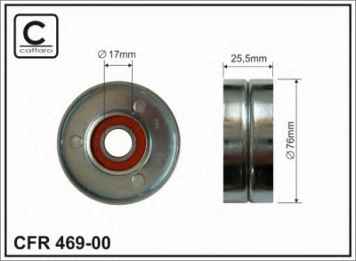 CAFFARO 46900 -  Ролик натяжителя ремня приводного генератора