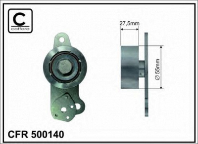 CAFFARO 500140 -  Устройство для натяжения ремня, ремень ГРМ