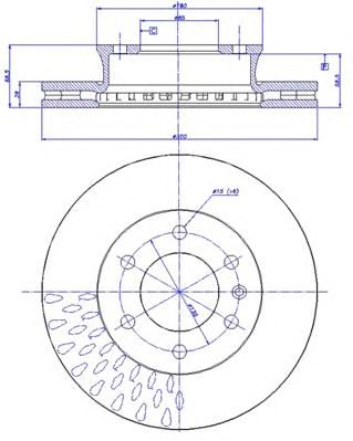 CAR 1421330 -  Тормозной диск