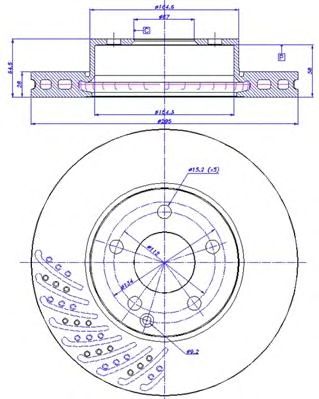 CAR 1421373 -  Тормозной диск