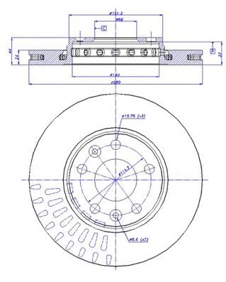 CAR 1421492 -  Тормозной диск