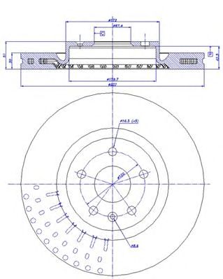 CAR 1421512 -  Тормозной диск