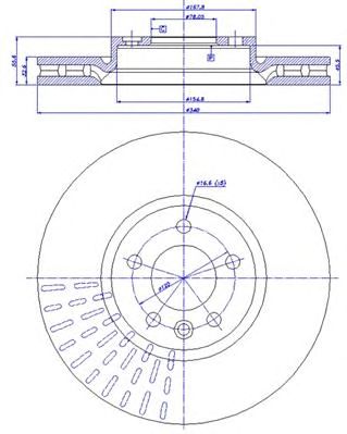 CAR 1421669 -  Тормозной диск