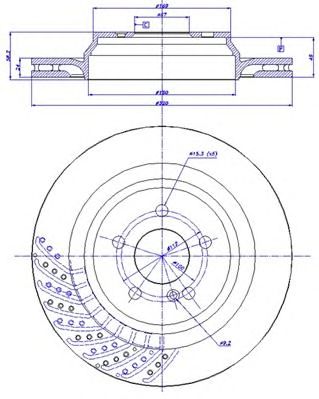 CAR 1421679 -  Тормозной диск