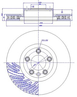 CAR 1421706 -  Тормозной диск