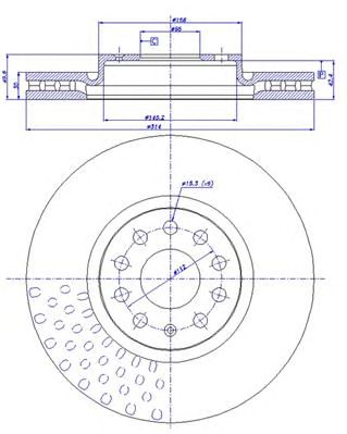 CAR 1421727 -  Тормозной диск