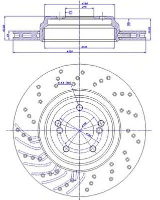 CAR 1421792 -  Тормозной диск