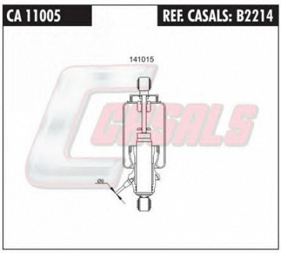 CASALS b2214 - Гаситель, крепление кабины