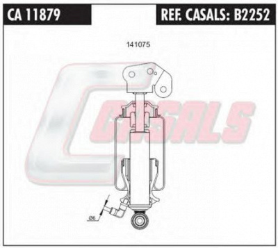 CASALS b2252 -  Гаситель, крепление кабины