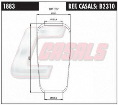CASALS b2310 -  Кожух пневматической рессоры