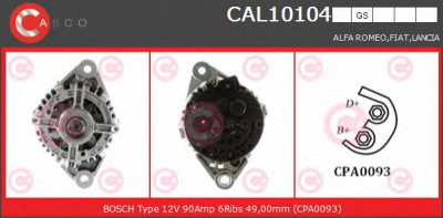 CASCO cal10104gs -  Генератор