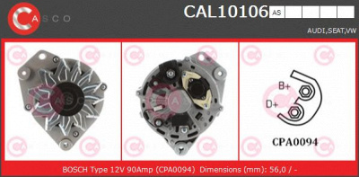 CASCO cal10106as -  Генератор