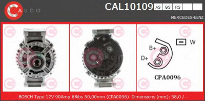 CASCO cal10109rs -  Генератор