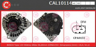 CASCO cal10114gs -  Генератор
