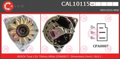 CASCO cal10115as -  Генератор