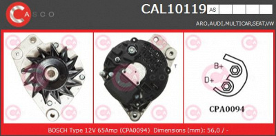 CASCO cal10119as -  Генератор