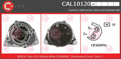 CASCO cal10120as -  Генератор