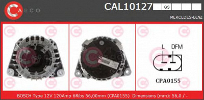 CASCO cal10127gs -  Генератор