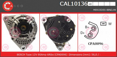 CASCO cal10136as -  Генератор