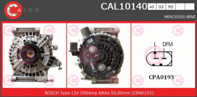 CASCO cal10140gs -  Генератор