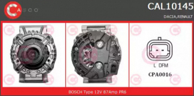 CASCO cal10145rs -  Генератор