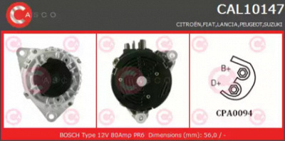CASCO cal10147gs -  Генератор