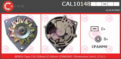 CASCO cal10148rs -  Генератор